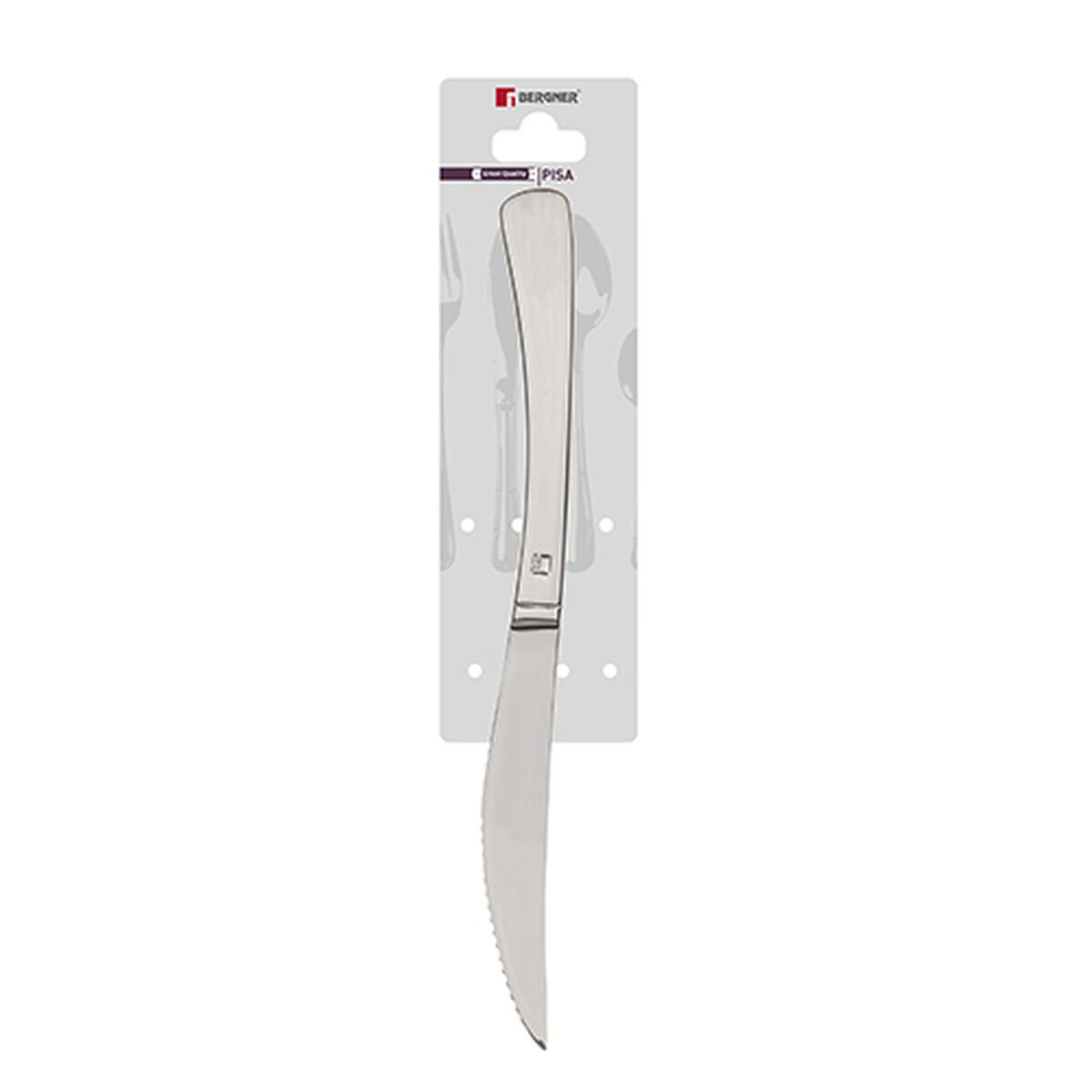 Knife Set Bergner Pisa Stainless steel 2 Units